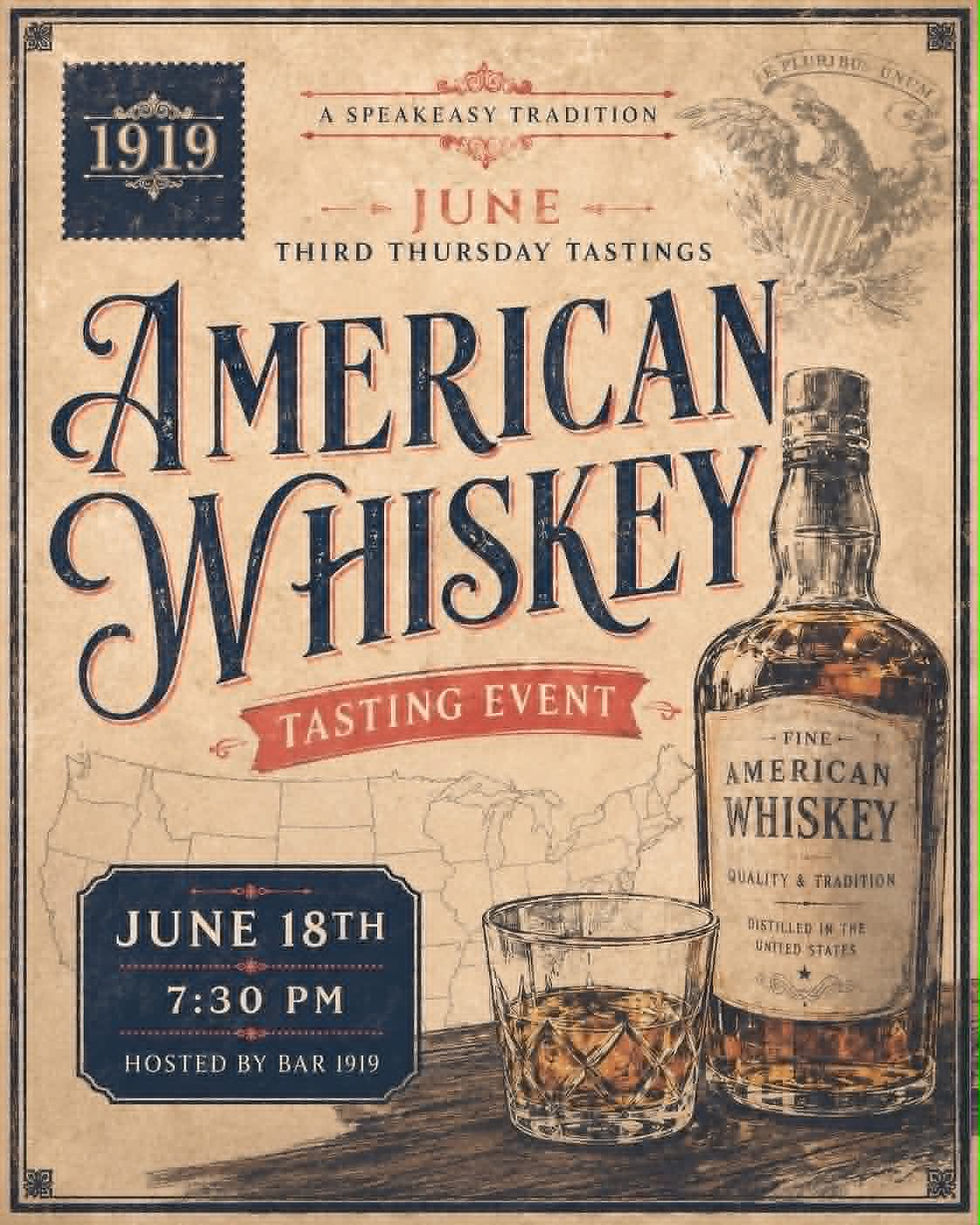 Third Thursday Tasting: American Whiskey