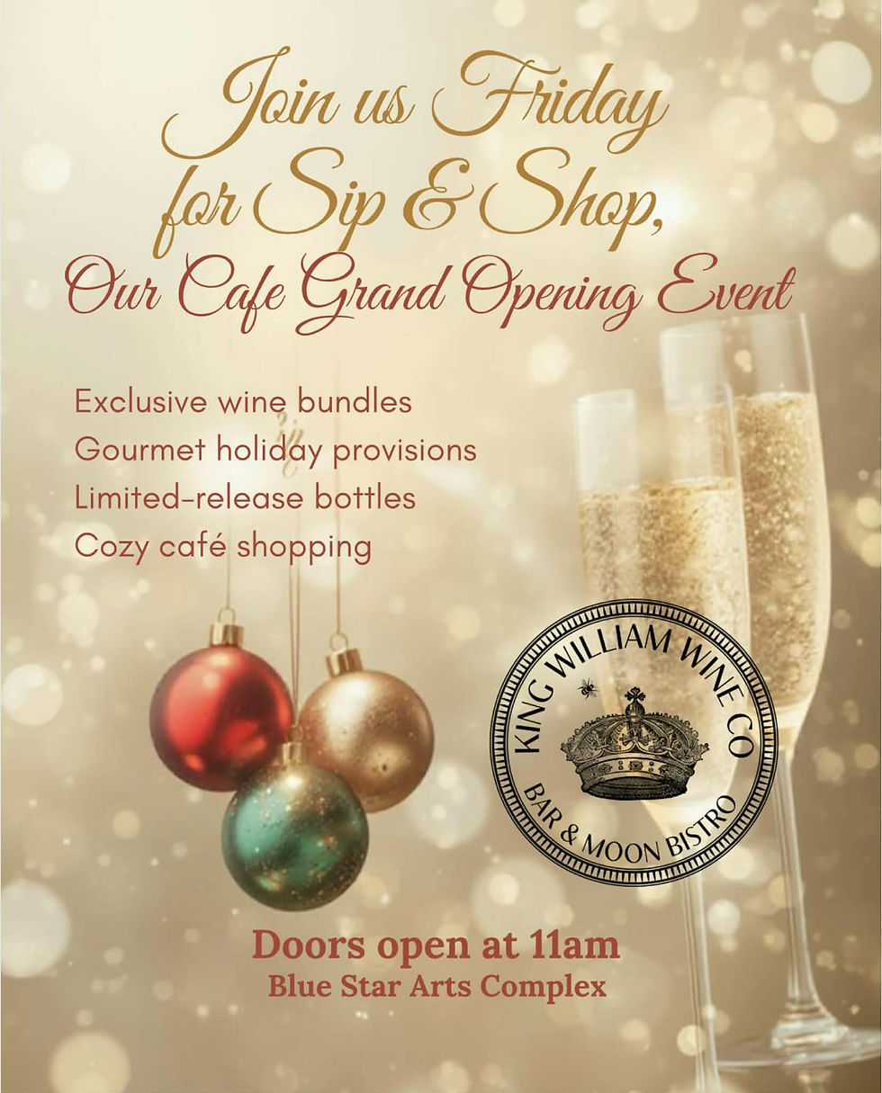 Sip & Shop (Cafe Grand Opening Event)