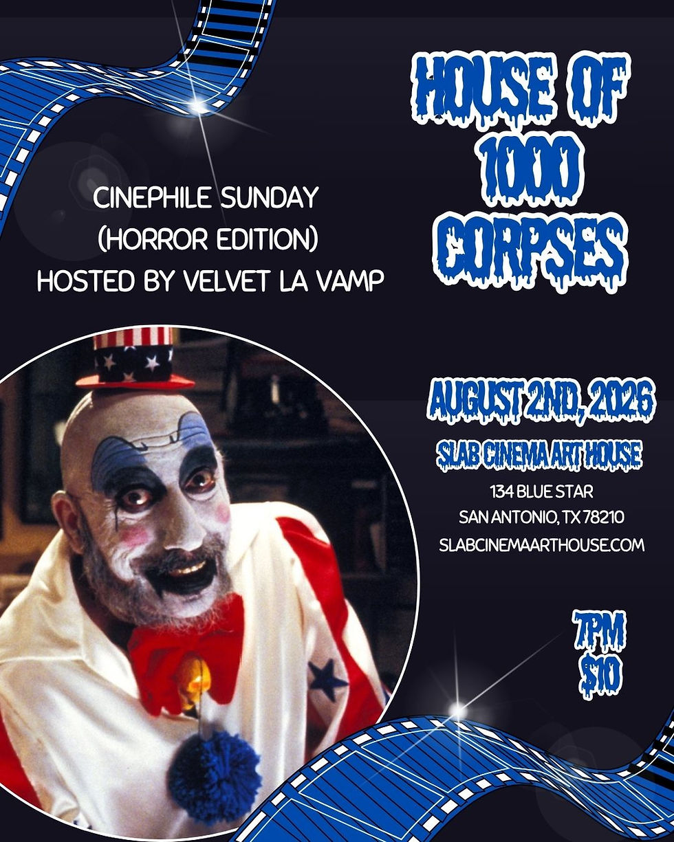Cinephile Sunday: House of 1000 Corpses (Hosted by Velvet La Vamp)