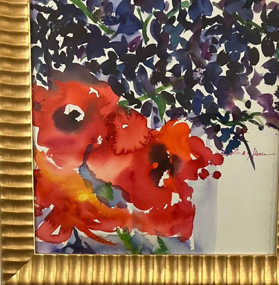 “Flores y Corazones” by Carolina Flores (First Friday)