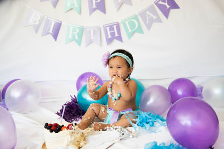 First Birthday Cake Smash! | Concord First Birthday Photographer