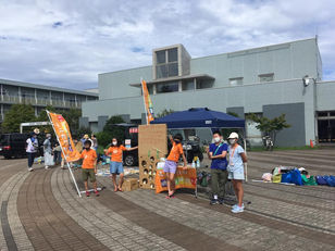 8/21子どもの食堂「まきまきキッチン」と一緒に…ミニミニカワをやりました！