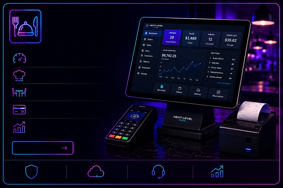 Futuristic POS system in neon ambiance.png