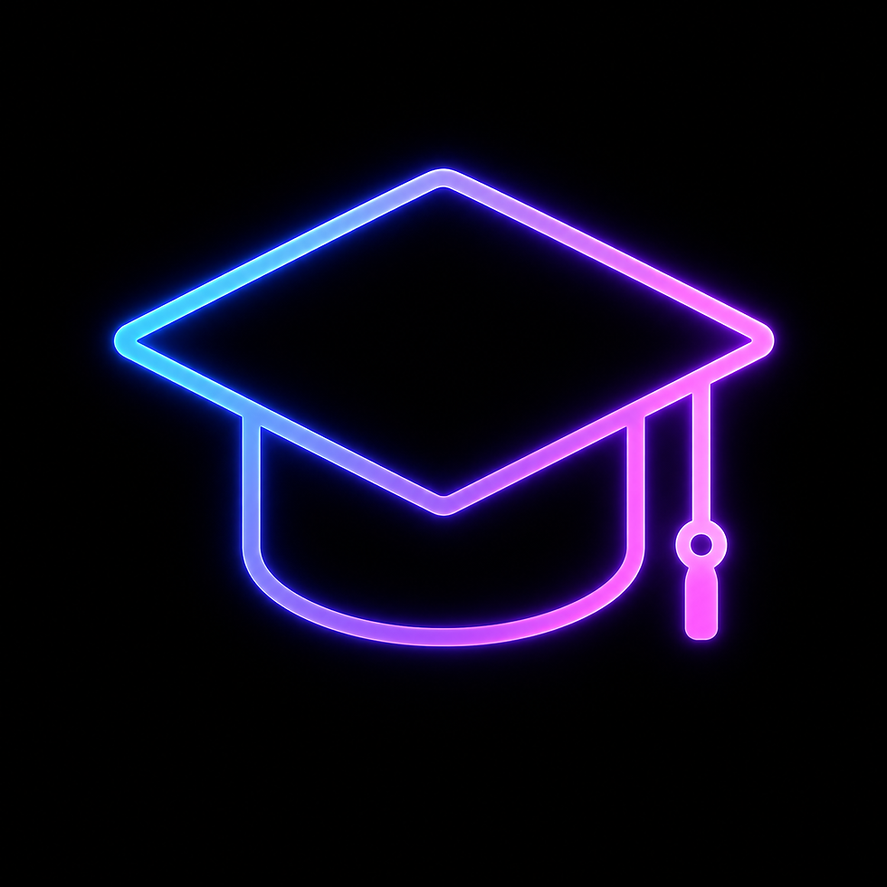 Neon graduation cap icon.png