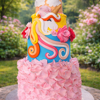 Customize Unicorn Birthday Cake