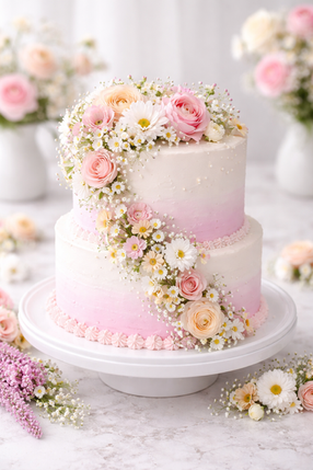 Spring elegance in pastel blooms