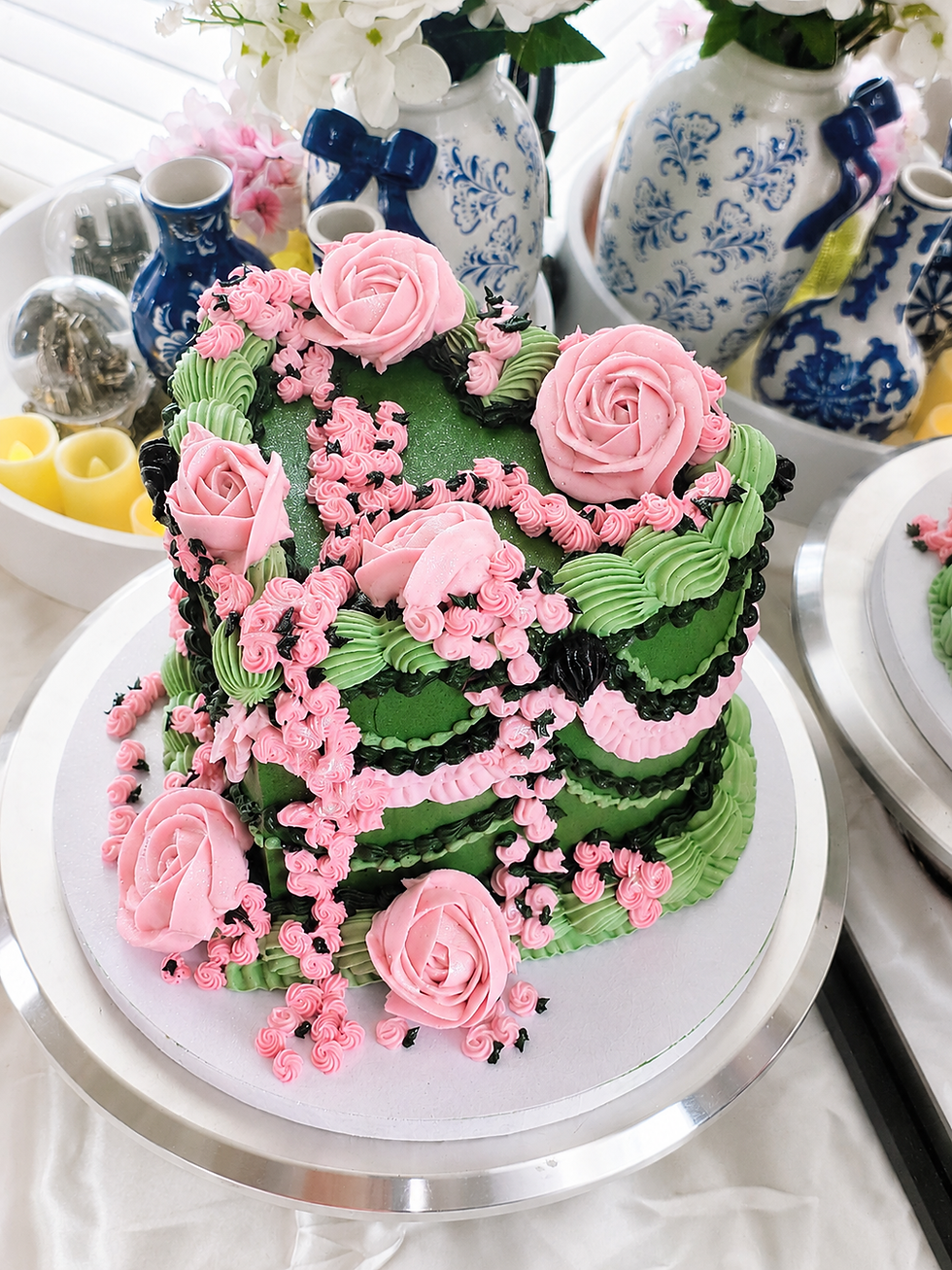 Garden Bloom Vintage Cake