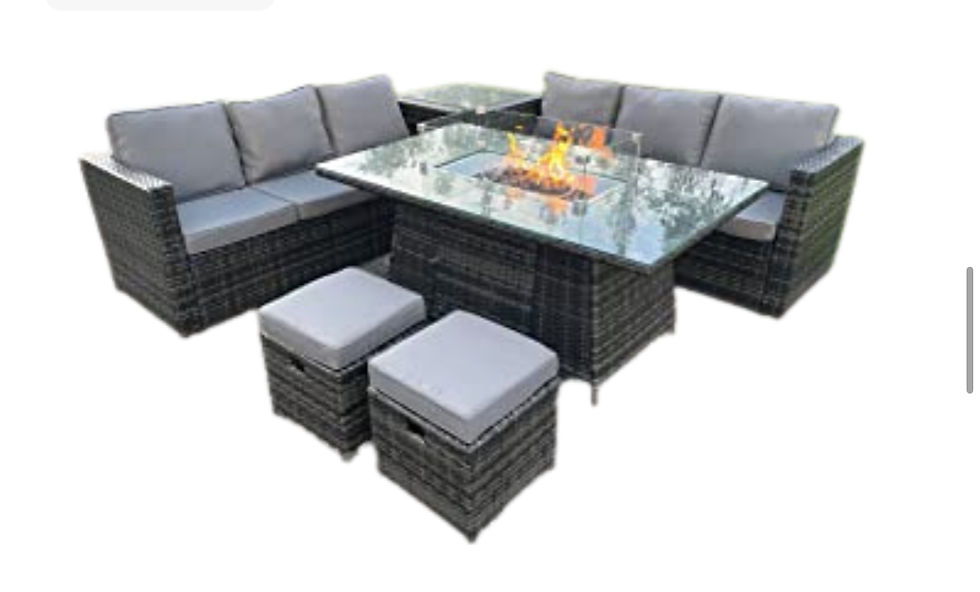 NEWCASTLE WICKER OUTDOOR DINING SET | GARDEN DINING SET