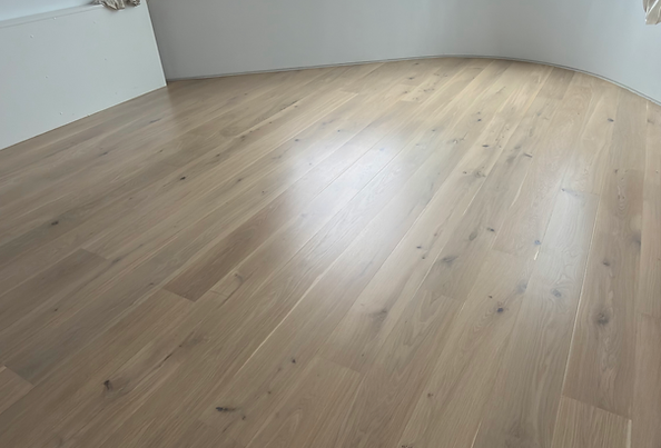 Lime washing European Oak