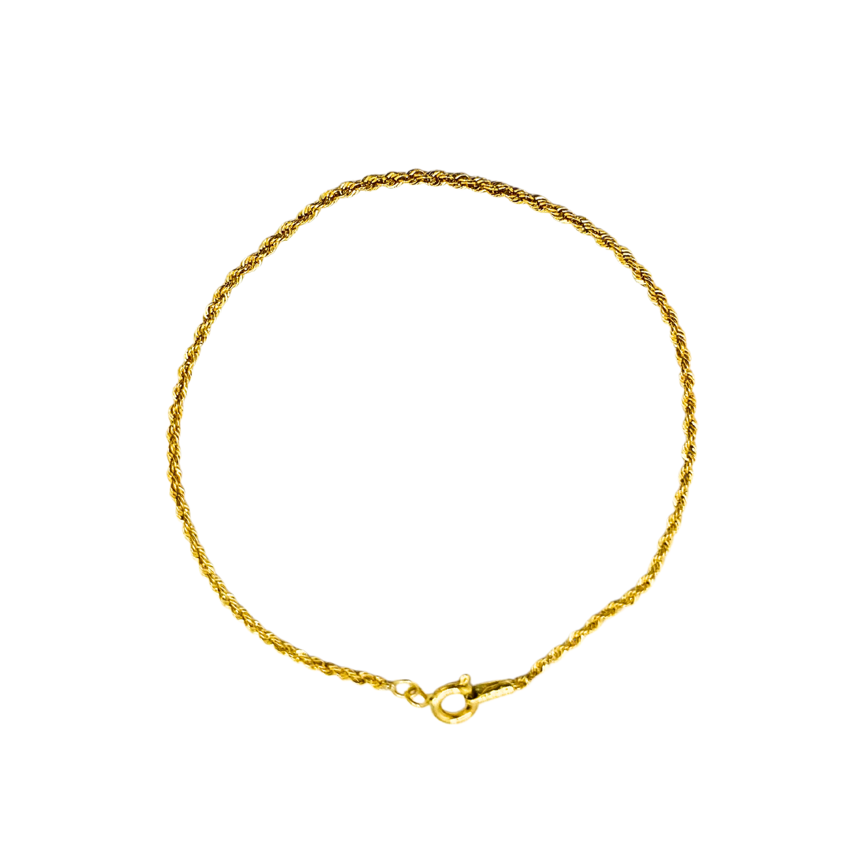 Pulsera de oro lazo