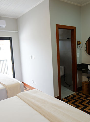Gästezimmer mit eigenem WC und Dusche für 3 Personen