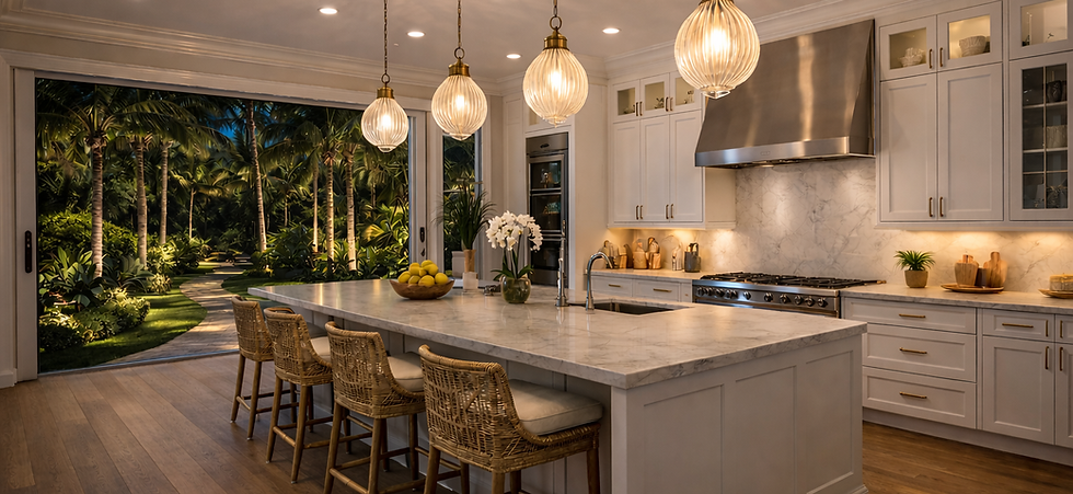 Küche Villa am Meer - Projektfoto