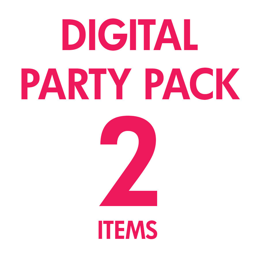 2 Item Digital Party Package