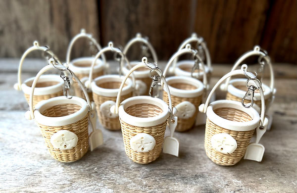 Ten Nantucket Sandpails Comissioned for a Bachelorette Cruise