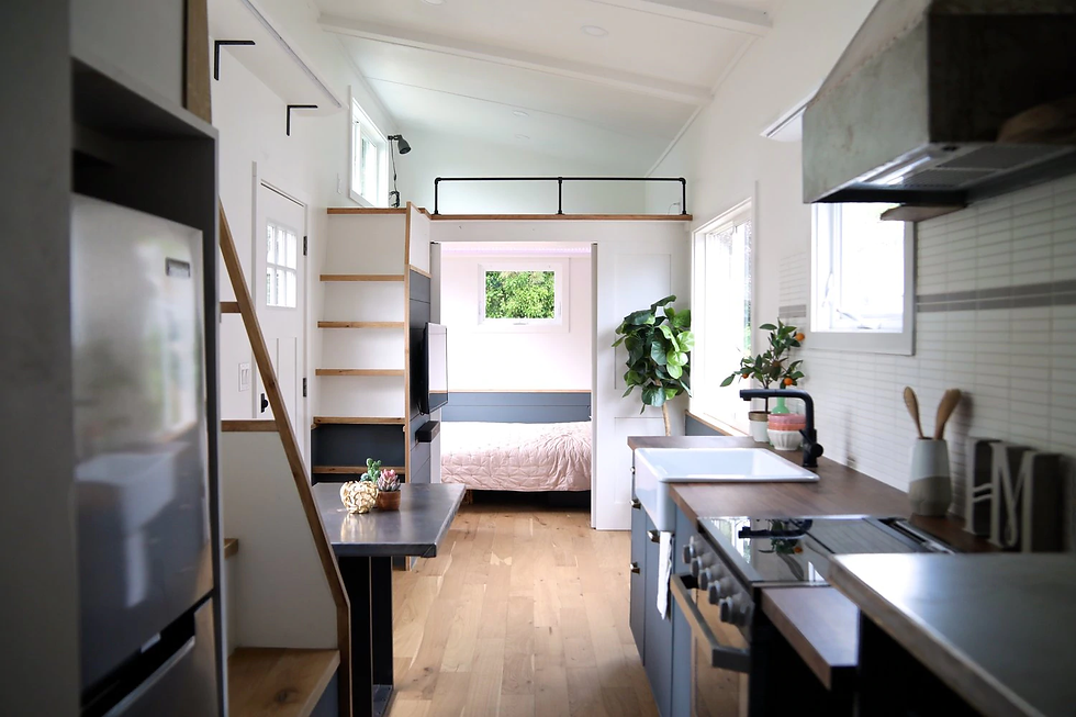 Thumbnail: Navy Blue Trailer Tiny House