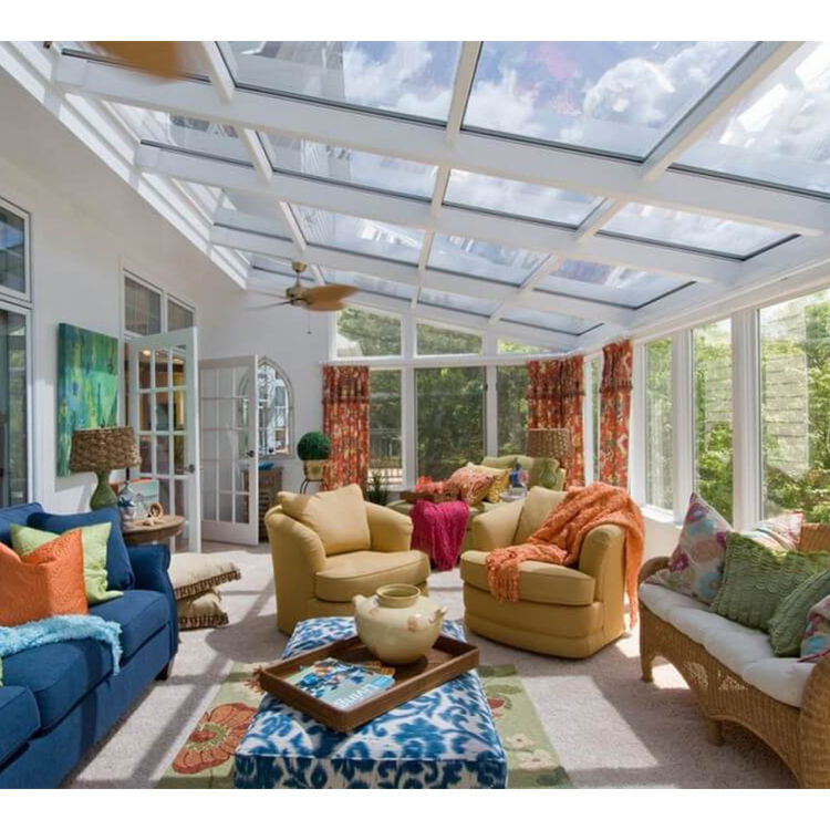 Thumbnail: Modular Prefab Four Season Solarium Hollow Sun House