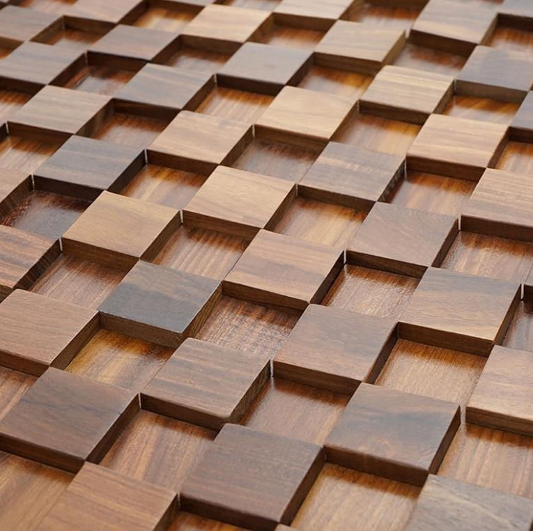 Beautiful Design paneling interior decor wood wall Mosaic Tile