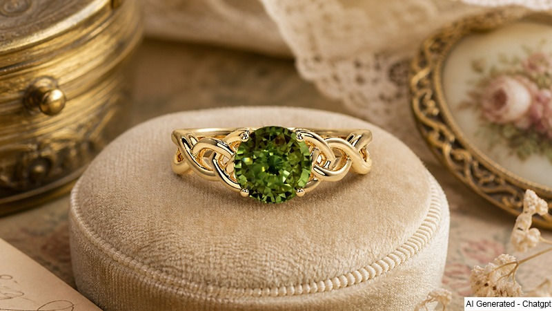 vintage alexandrite engagement ring