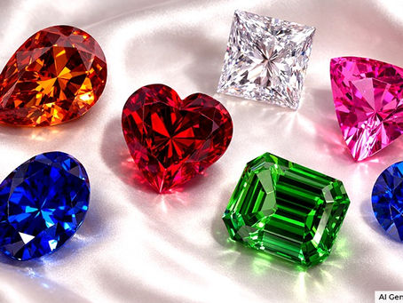 loose colored gemstones