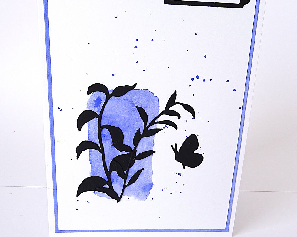 Thumbnail: purple colour block in left hand corner; green leaves over top of block; butterfly; Happy Birthday message top right