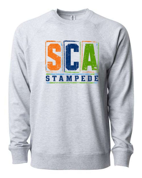 SCA Block Lightweight Crewneck Sweatshirt
