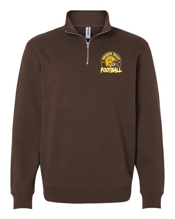 Barons Football Circle Fleece Quarter Zip