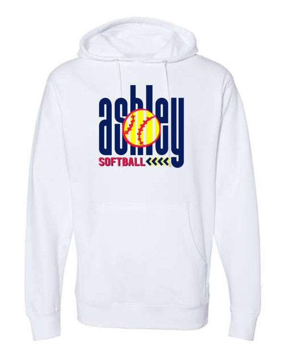 Thumbnail: Ashley Softball Traditional Hoodie