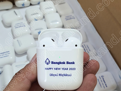 งานสกรีนหูฟัง Bluetooth