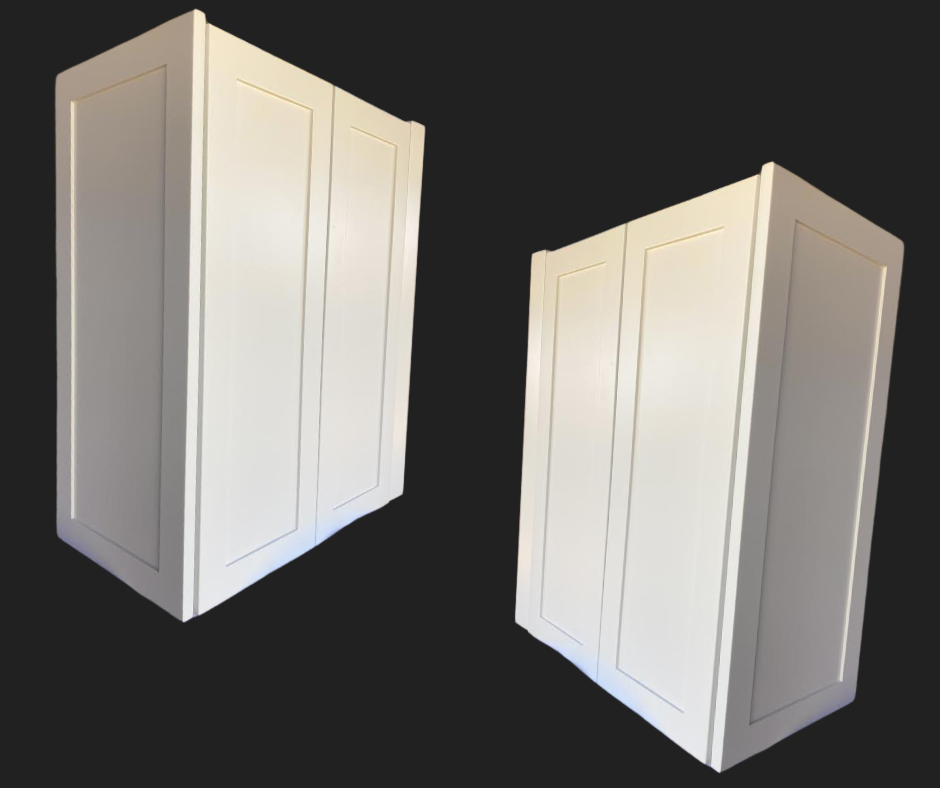 Thumbnail: 28" Upper Wall Cabinet with 2" Shaker Doors