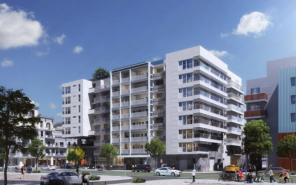 Mixed-Use Apartment Complex Rising at 501 Broadway, Santa Monica