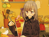 日常、部屋、暮らし、キッチン、松峰のイラスト、ハロウィン