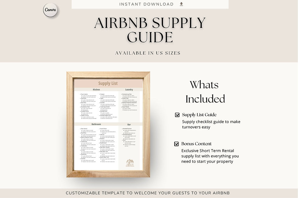 Inventory Guide | The Cottage