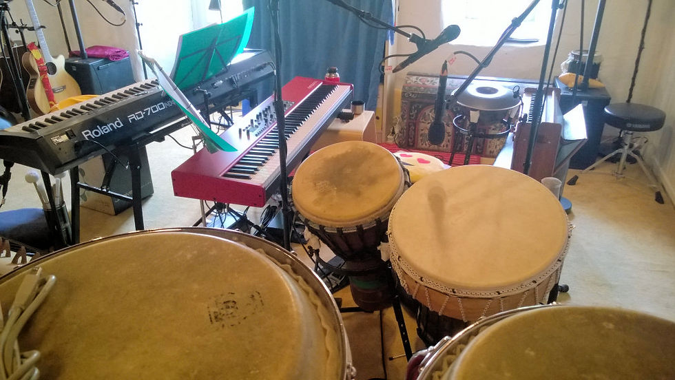 eine andere Perspektive unseres Musikraums