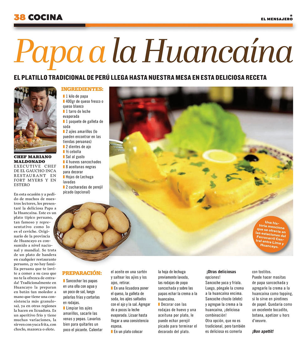 Papa a la Huancaina