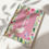 Thumbnail: Neon Flower Name Print with Bunny & Butterflies