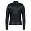 Thumbnail: Quilted, Padded biker jacket