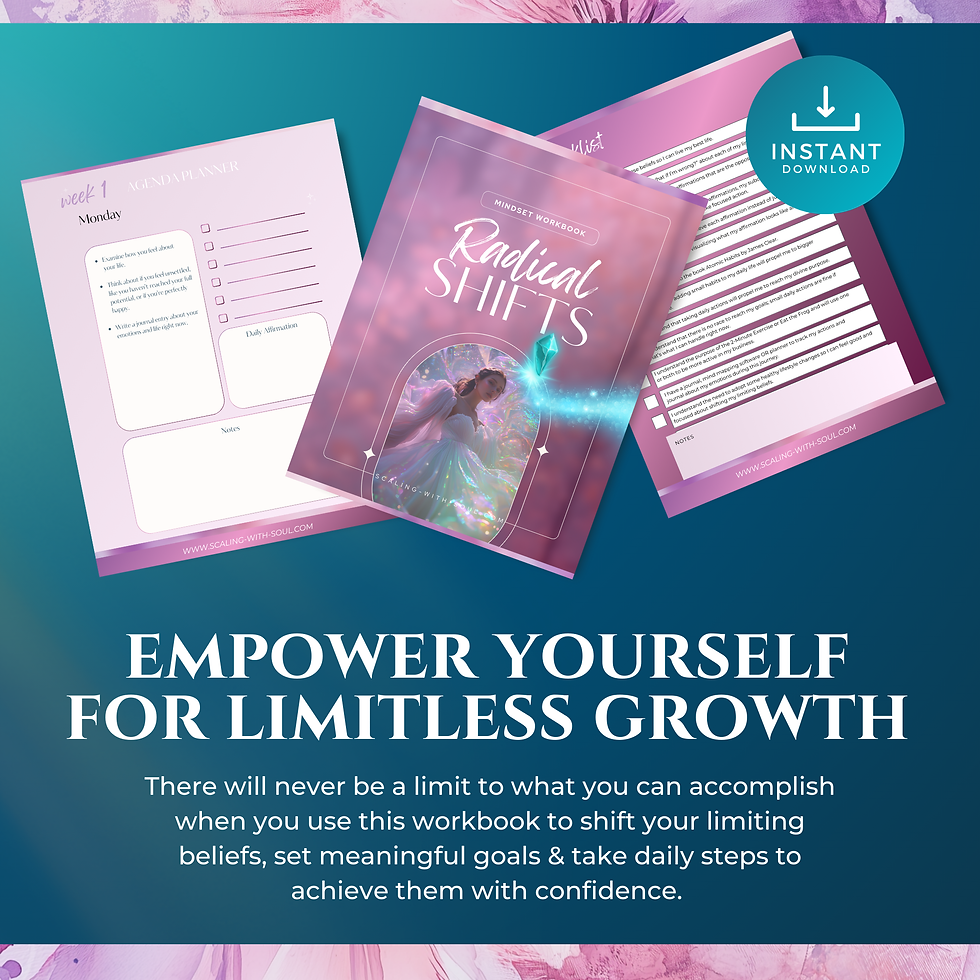 Thumbnail: Radical Shifts Mindset Workbook