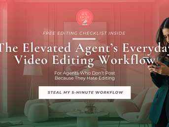 Realtor in Green Suit Editing Video on Her Phone