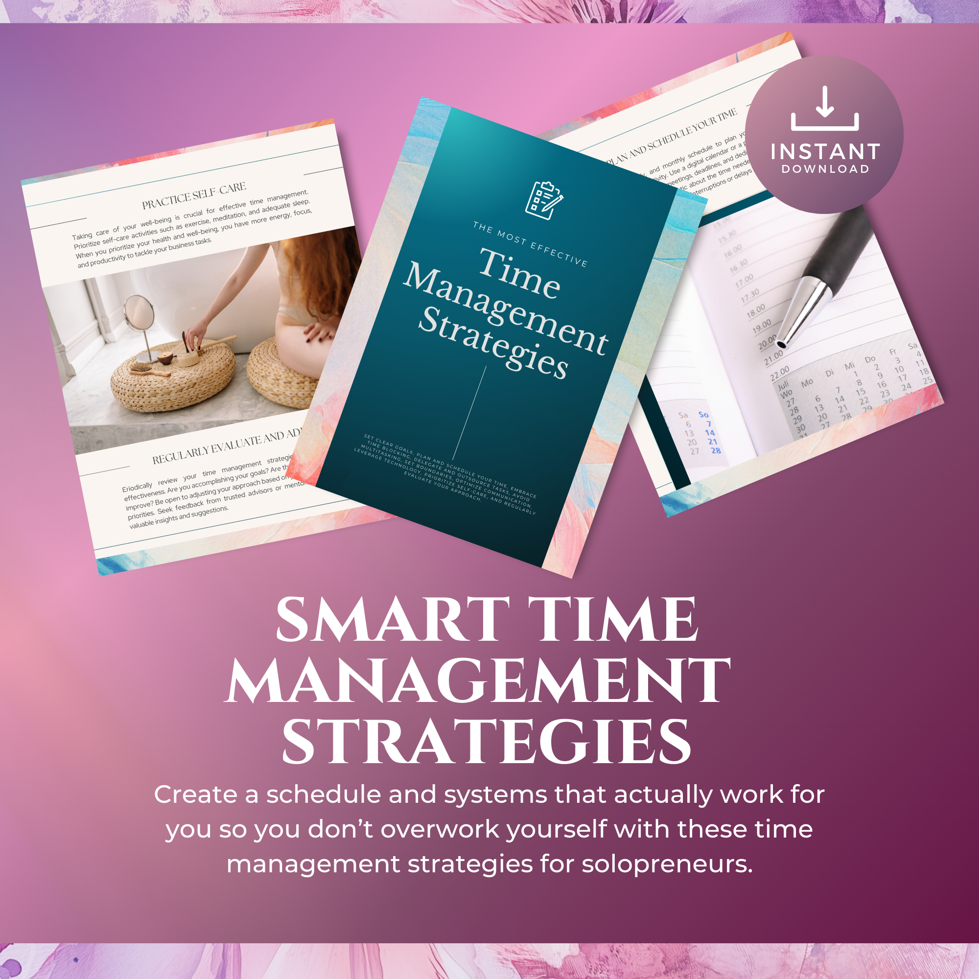 Time Management Strategies mini eBook for Real Estate Entrepreneurs