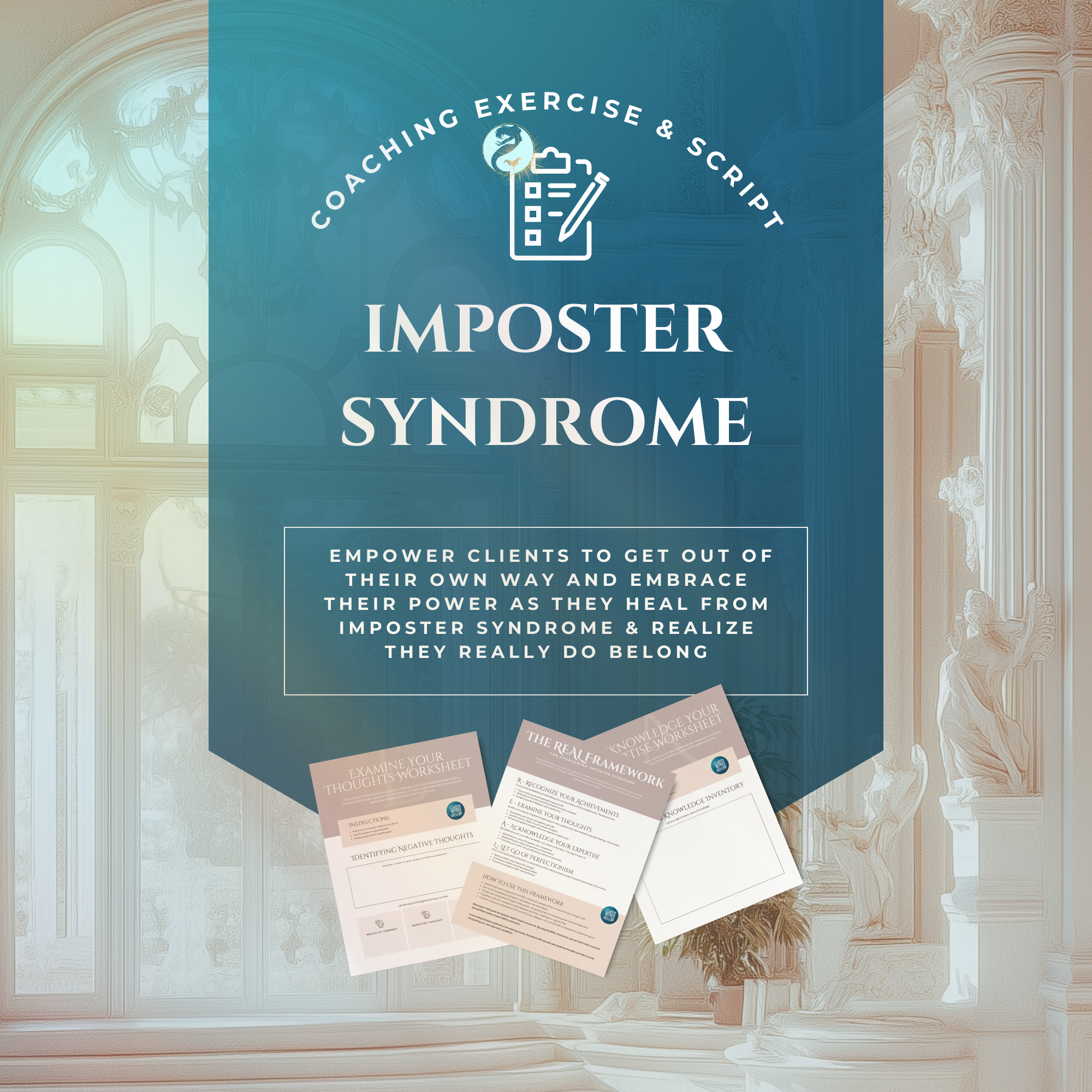 Imposter Syndrome Worksheets & Coaching Session Template | Guide Insecure and P