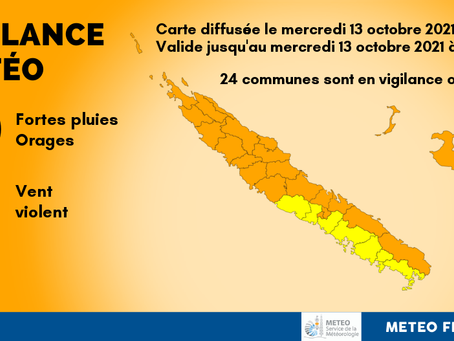 !! Météo : Alerte orange en cours !!