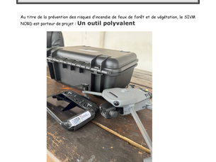 Le SIVM NORD s'équipe d'un drone, un outil polyvalent !