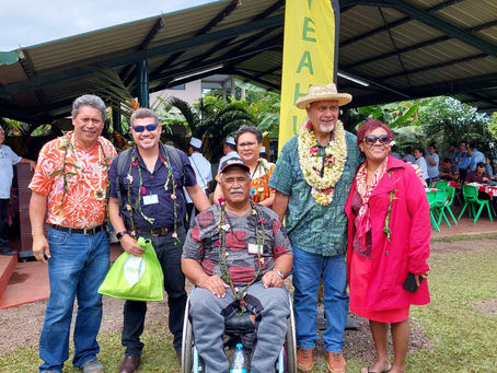 La délégation de Koumac et Kouaoua au 32ème Congrès des Maires de Polynésie Française