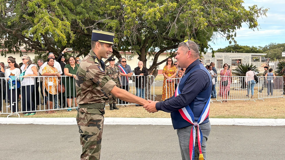 Passation de commandement au RSMA-NC