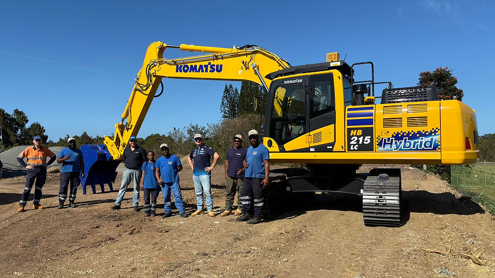 Puissance, économie et écologie : la commune s’équipe d’une pelle hybride
