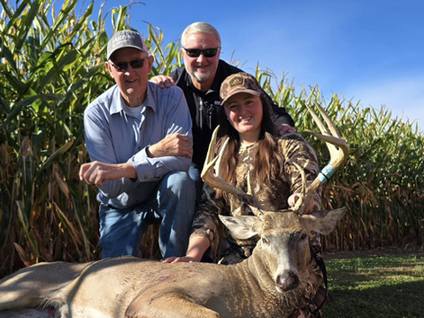 Three generations of hunters.