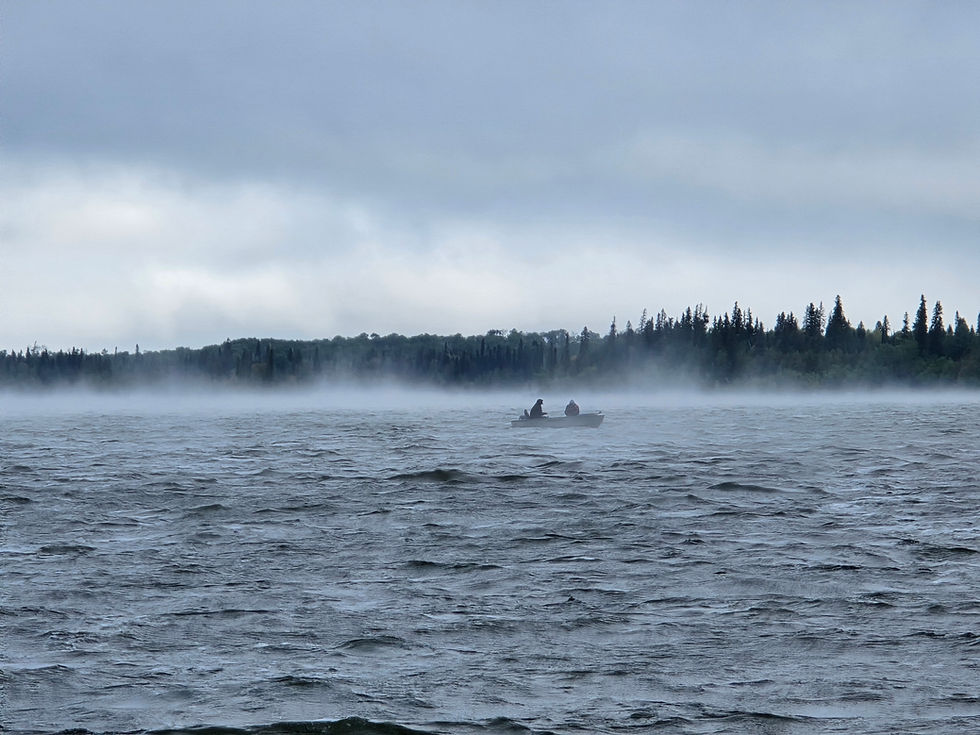 A chilly & foggy morning on Kaby Lake.
