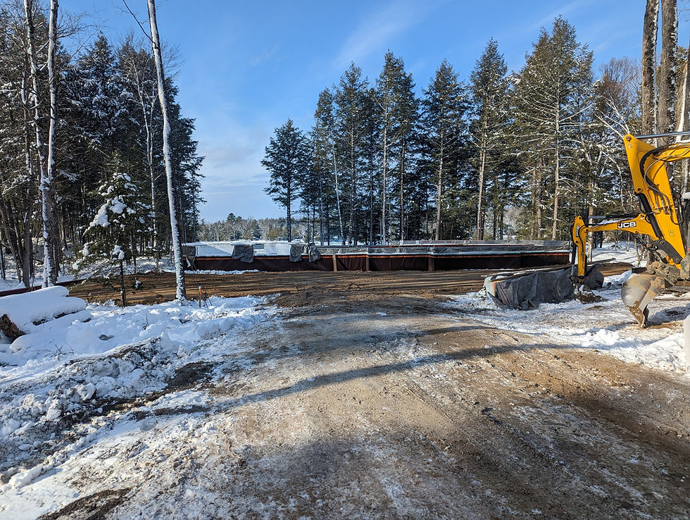 Lot Clearing, Engineered Building Pad & ICF