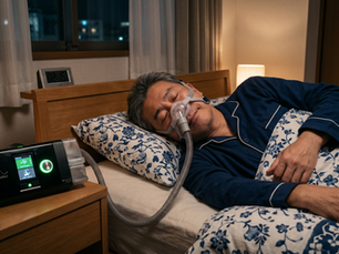 いびき、日中の眠気、朝の頭痛はありませんか?当院でご相談が増えている「睡眠時無呼吸症候群(SAS)」の検査と治療