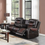 Miniatura: Sofa & Loveseat Recliner Brown   6301